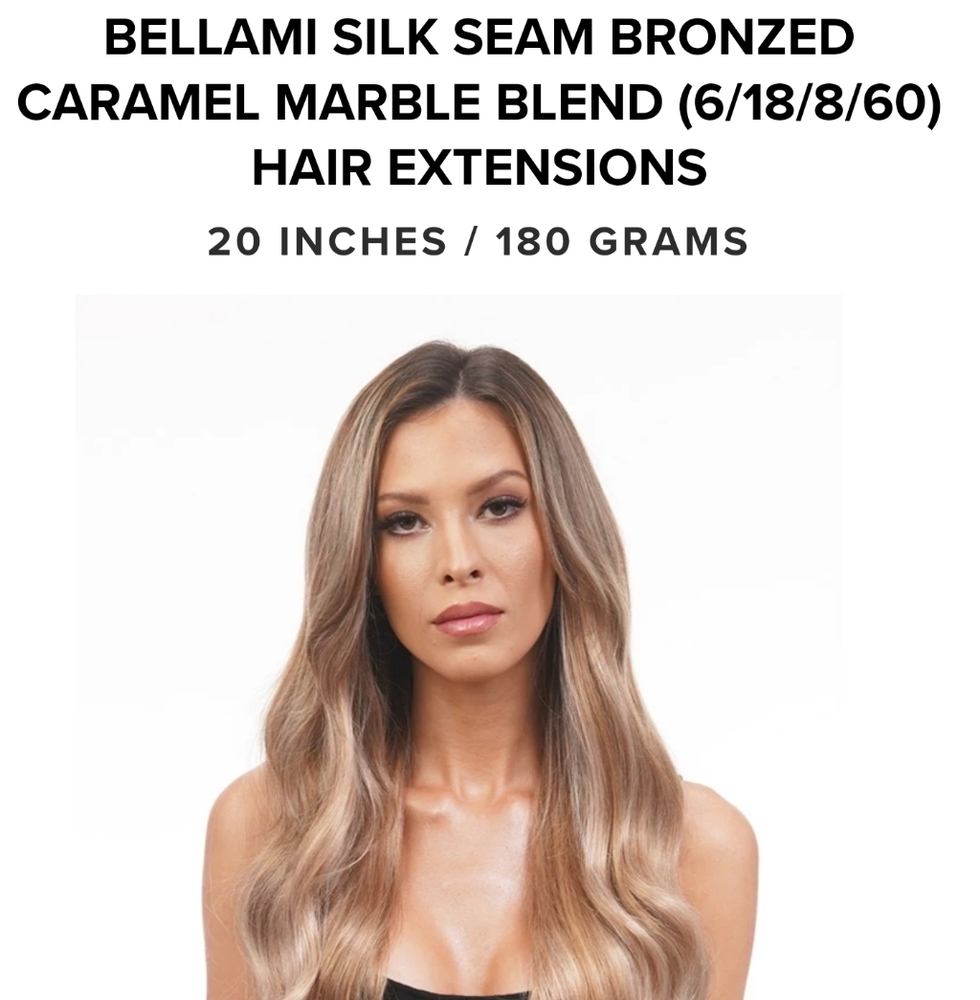 BELLAMI SILK SEAM EXTENSIONS 20"